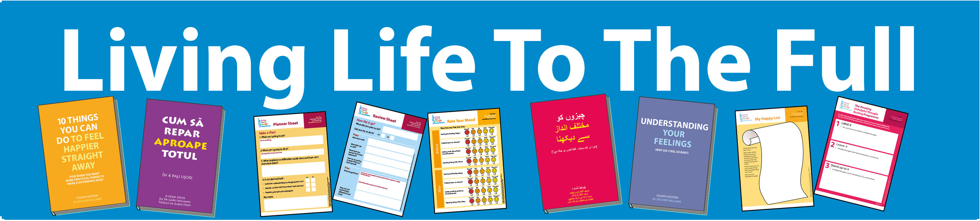 Living life to the full: This range of wellbeing courses and e-books can be completed in your own time and covers a range of topics, including how to feel better, facing fears, getting a good night’s sleep, anger, sex and improving relationships.
If you are looking to improve your confidence and boost your mood, choose Living Life To The Full.